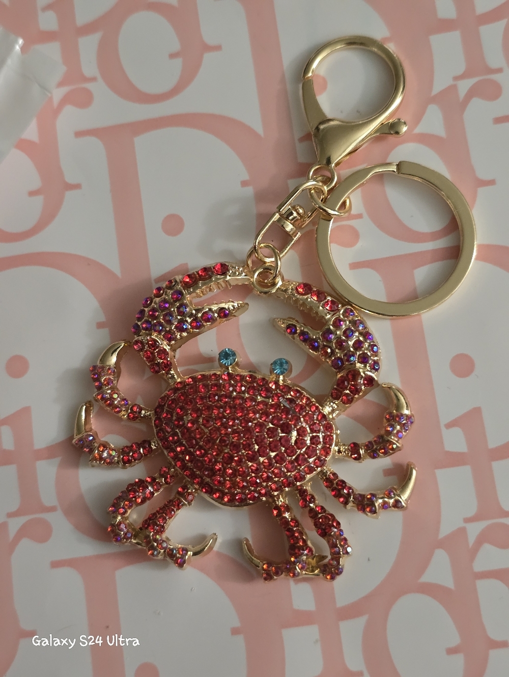 Crab Bag Charm/ Keychain NEW - Picture 2 of 9
